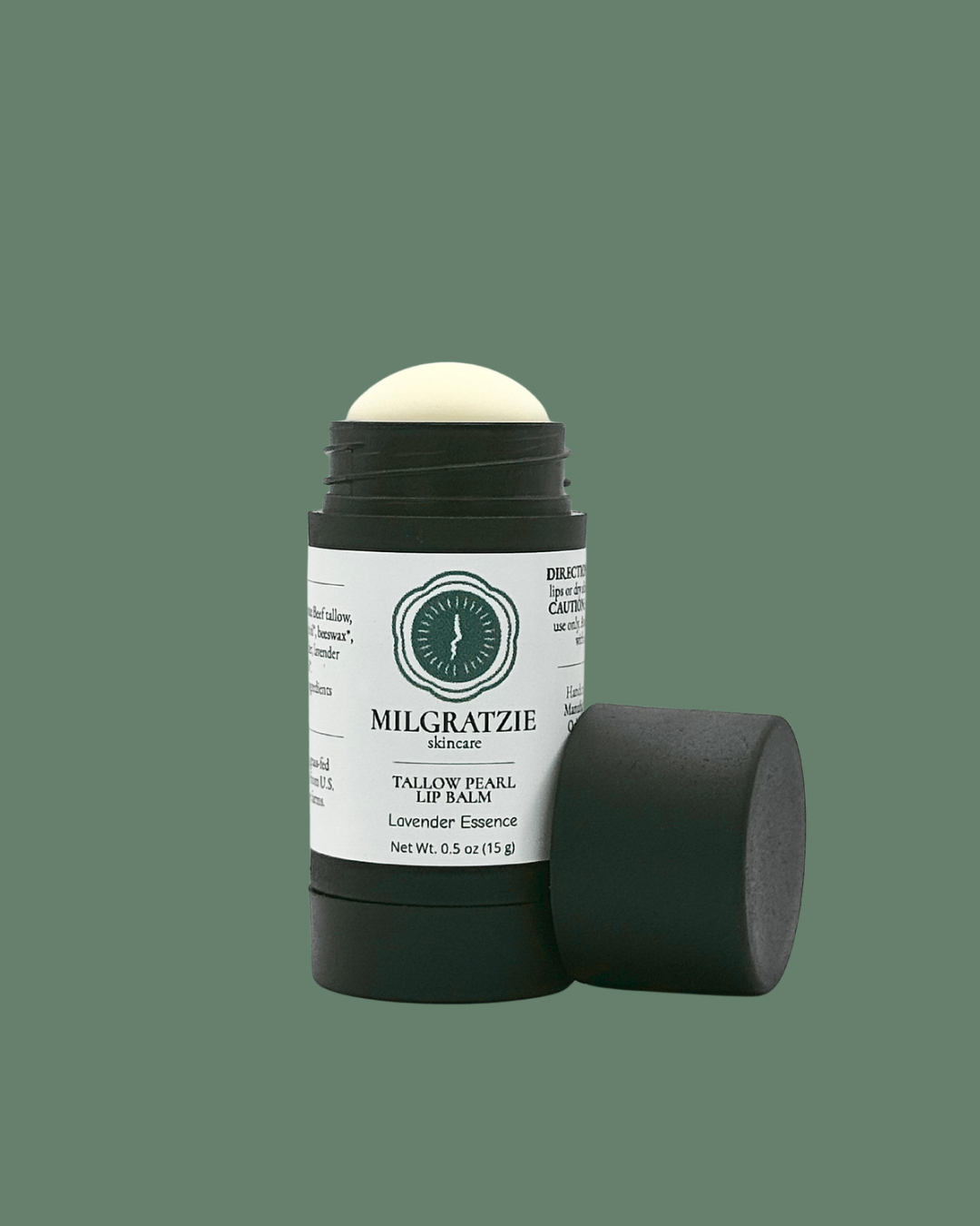 Tallow Pearl Lip Balm – Lavender Essence
Deeply nourishing moisture with a soft, natural glow.